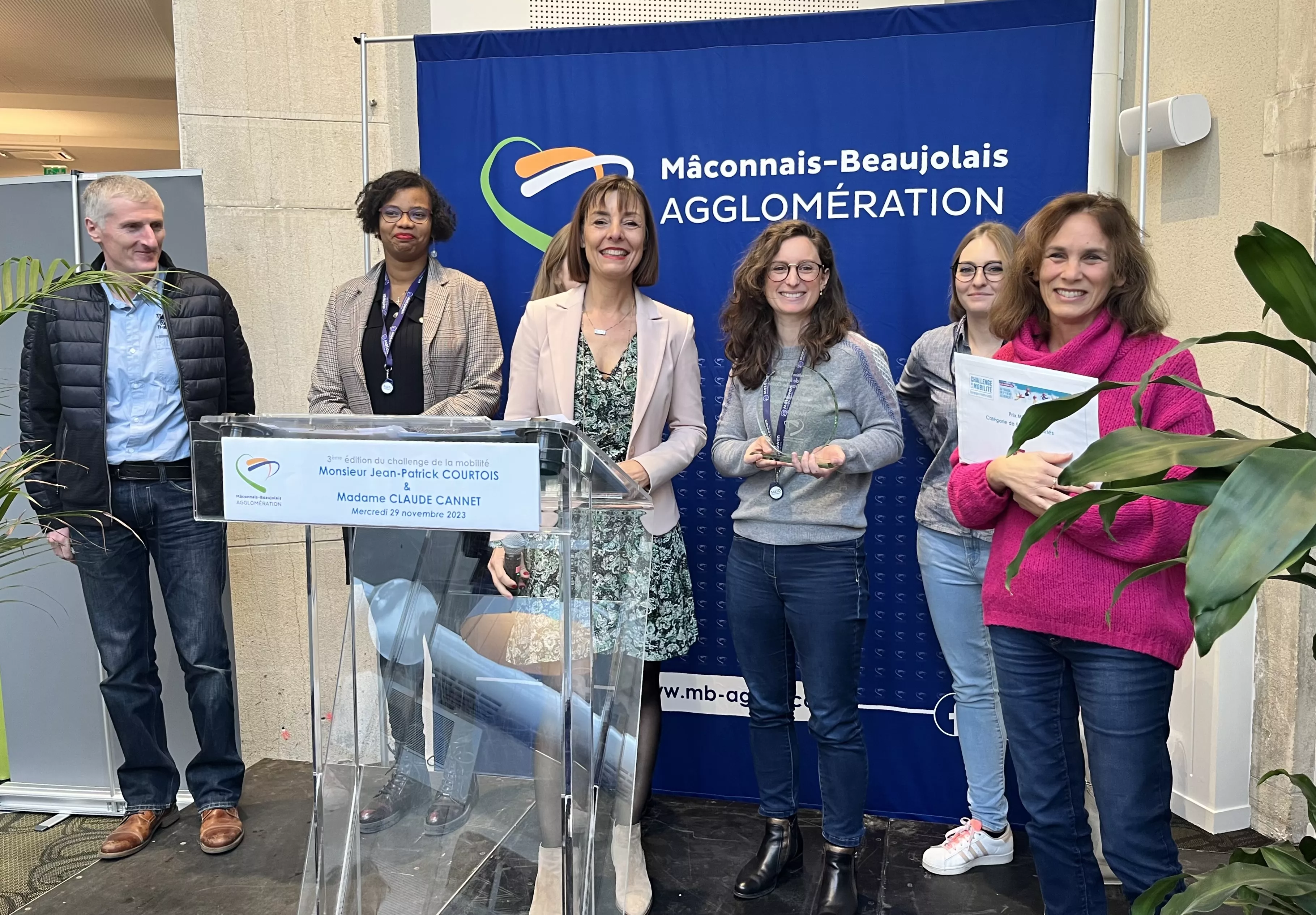 Remise des prix challenge de la mobilité 2023